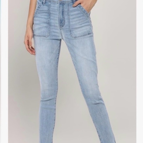 American Eagle Outfitters Denim - American Eagle AR Super High Rise Cargo Utility Jegging Jeans Size 8